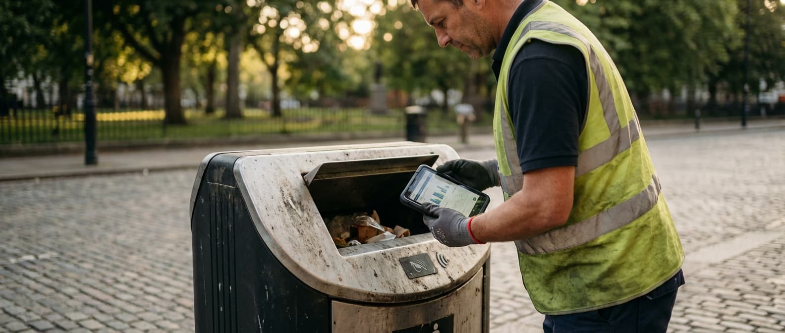 Co gmina zyskuje dzięki kontroli zapełnienia pojemników?